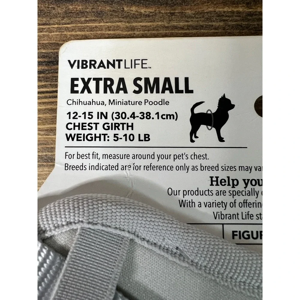 Vibrant Life dog harness xs new